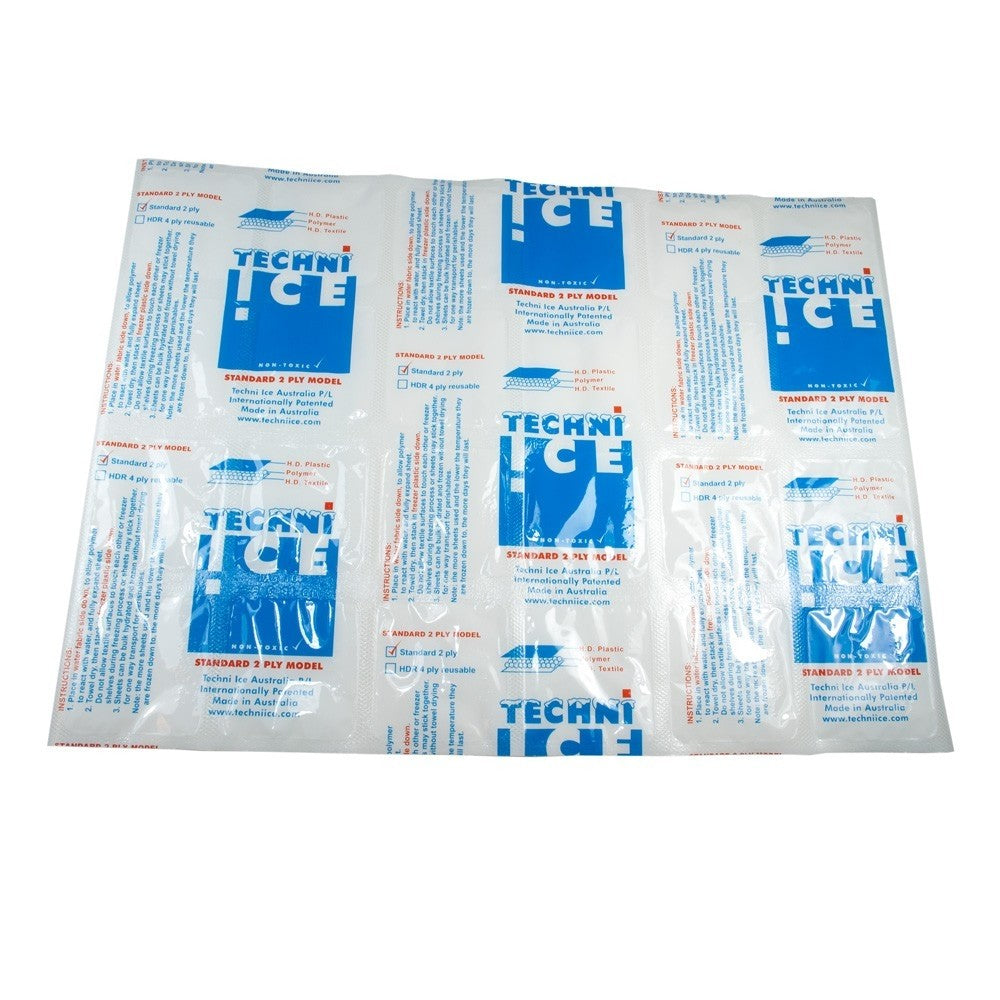 200 Techni Ice STD 2 PLY Disposable/ Minimum Reuse Dry Ice packs