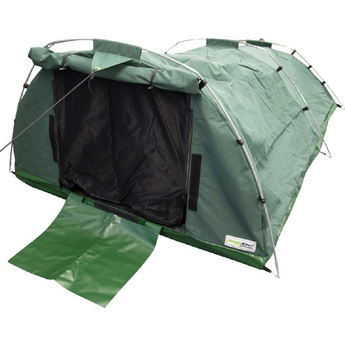 Heavy Duty 15oz(509gsm) Waterproof Ripstop Canvas Wilderness Sleeper Tent - Double