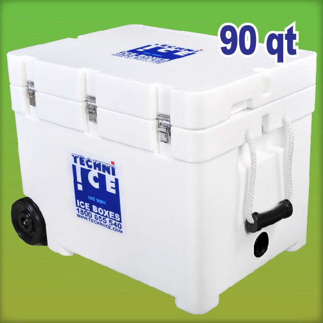 90Qt Techni Ice Signature Series Cooler with Wheels - World's No.1 Ice Keeper *APRIL DISPATCH