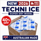 250 (1 Carton) Techni Ice Heavy Duty  Reusable Dry Ice packs *40% OFF SALE ON NOW