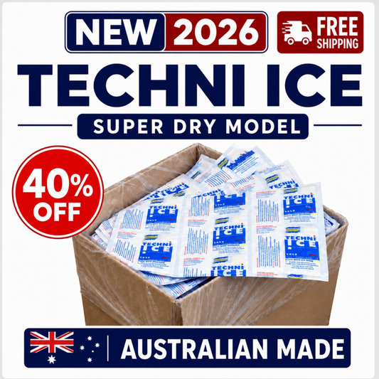 250 (1 Carton) Techni Ice Heavy Duty  Reusable Dry Ice packs *40% OFF SALE ON NOW