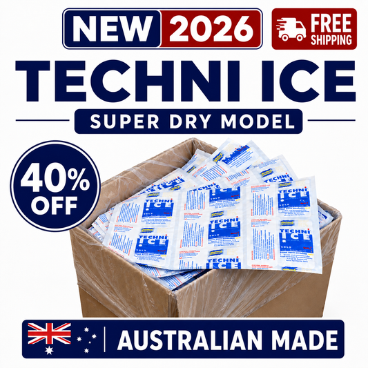 250 (1 Carton) Techni Ice Heavy Duty  Reusable Dry Ice packs *40% OFF SALE ON NOW