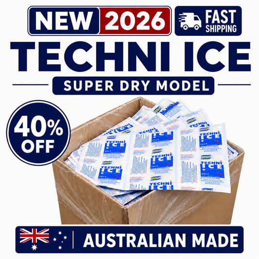 250 (1 Carton) Techni Ice Heavy Duty  Reusable Dry Ice packs *40% OFF SALE ON NOW