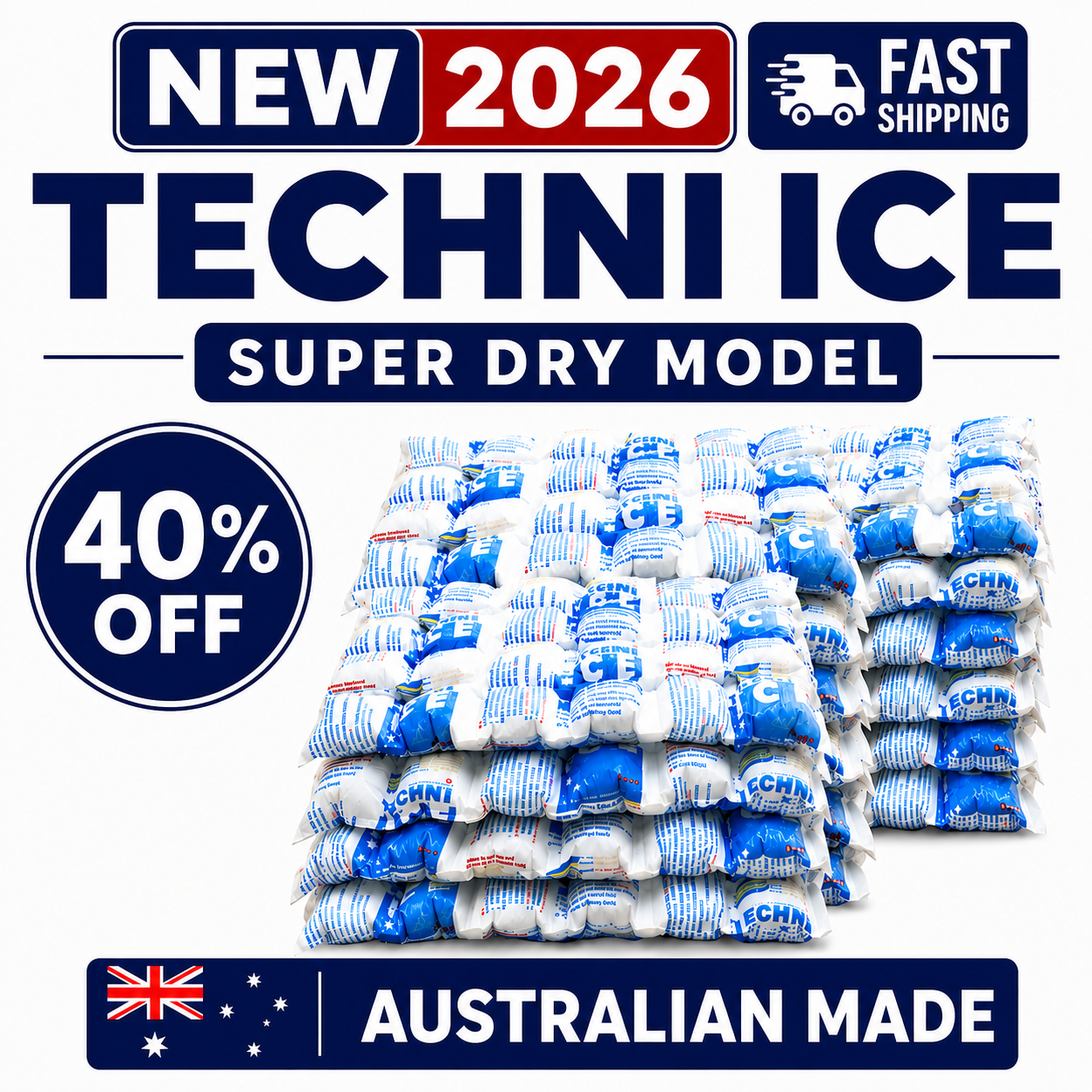 20 Techni Ice Heavy Duty  Reusable Dry Ice packs *40% OFF SALE ON NOW