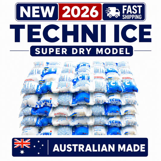 6 Techni Ice Heavy Duty Reusable Dry Ice packs *NEW HIGH PERFORMANCE MODEL
