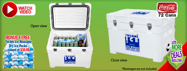 63Qt Techni Ice Signature Series Cooler- World's No.1 Ice Keeper *APRIL DISPATCH