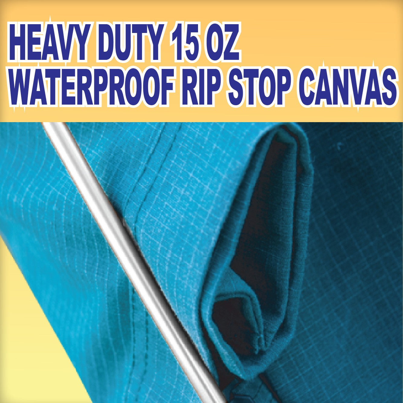 Heavy Duty 15oz(509gsm) Waterproof Ripstop Canvas Wilderness Sleeper Tent - XL / King Single